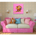 La pintura colorida del perro abstracto imprime arte de la pared de la lona de la decoración casera